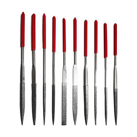 Набір алмазних надфілів 10 шт/упак., 140 мм INTERTOOL HT-3701