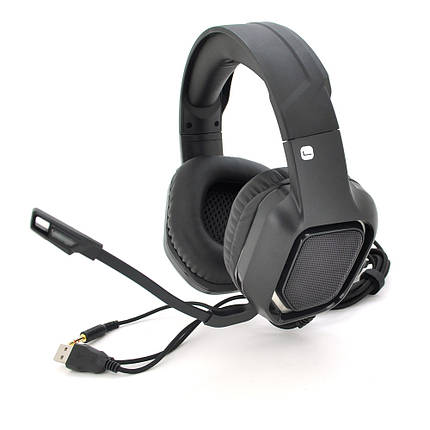 Навушники провідні Cyberpunk CP-007, з мікрофоном і регулюванням гучності, Black, Box, фото 1