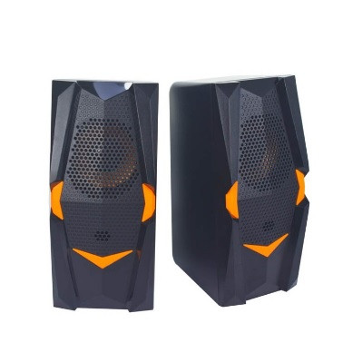 Колонки 2.0 Hotmai HT-414 USB+3.5mm, 2x2.5W, 20Hz- 18KHz, з регулятором гучності, Black, BOX, Q24