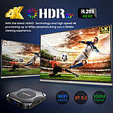 SMART TV Transpеed 8K , Android 11.0, смарт ТВ-приставка 4GB/32Gb Amlogic S905W2, IPTV, фото 9