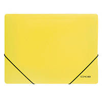 Папка А4 Economix на резинках пластиковая , цвет в ассортименте E31633_Желтый