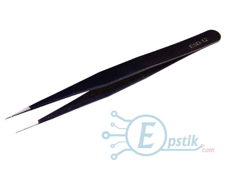 Пінцет антистатичний, ESD-12