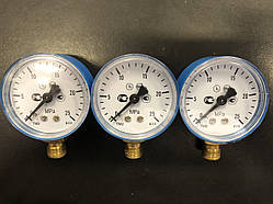 Манометр кисневий 25МПа (250 Атм, кгс/см2) Ф50 мм М12х1,5 з радіальним штуцером (виробництво Китай)