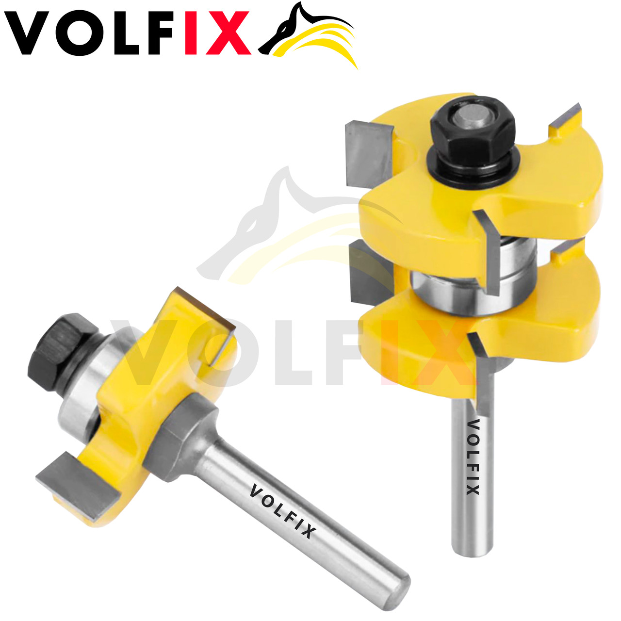 Фрезы паз шип VOLFIX FZ-120-730 d8 комбинированная пазо-шиповая фреза ...