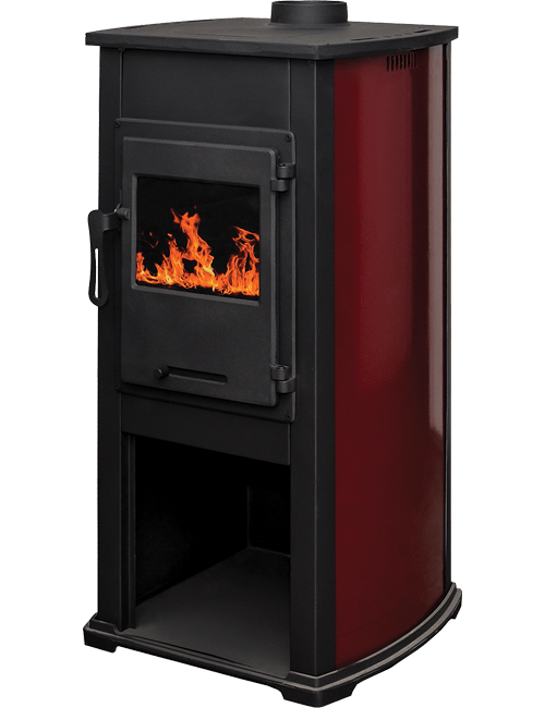 Чавунна піч Termo Sistem ELEGANT 8 кВт печі опалювально варильні для дому та дачі
