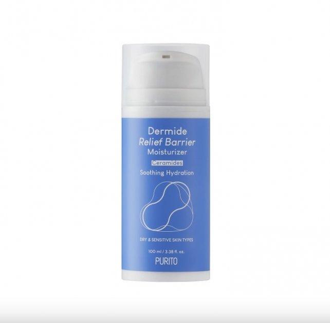 Зволожуючий бар'єрний крем з керамідами PURITO Dermide Relief Barrier Moisturizer 100 m