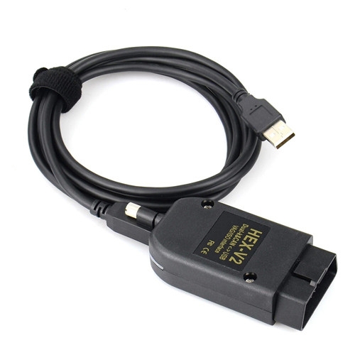 VAG COM VCDS 21.9 HEX V2 CAN OBD2 USB сканер діагностики автоматично, фото 1