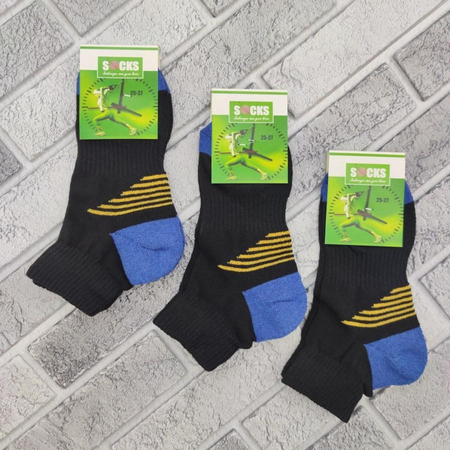 Шкарпетки жіночі середні зимові махровий слід р.25-27 трекінгові з синьою п'ятою "Смужка" SOCKS 30033237, фото 1