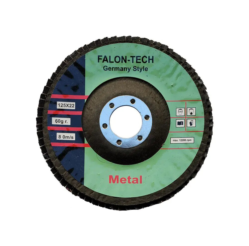 Круг пелюстковий торцевий КЛТ 125 мм P120 FALON-tech