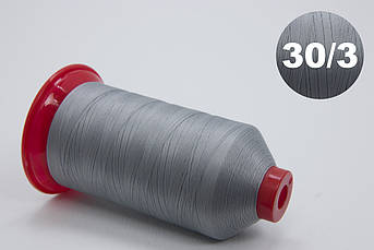 Нитка швейна TEKNOPES № 30/3, колір 9071 (сірий), 2500м, Італія