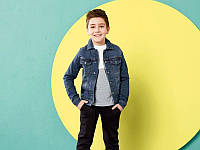 Куртка для мальчика джинсовая синяя Pepperts 128-146-152-158-164