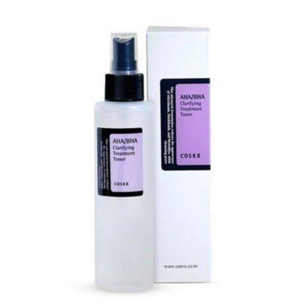 Очищающий лечебный тонер с AHA и BHA кислотами COSRX AHA/BHA Clarifying Treatment Toner, 150 мл