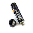 Світлодіодний ручний акумуляторний ліхтар X-Balog BL-616 Яскравий потужний якісний ліхтарик з зумом zoom, фото 2