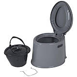 Біотуалет Bo-Camp Portable Toilet 7 Liters Grey (5502800), фото 3