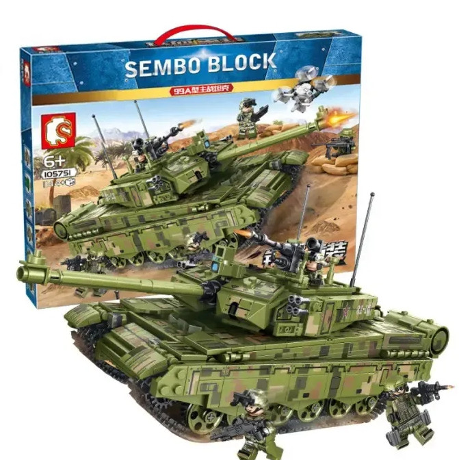 Конструктор танк 1144 деталей 105751