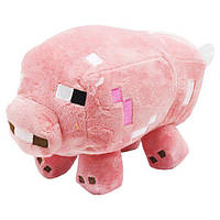 Мягкая игрушка Майнкрафт свинка розовая