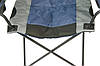 Крісло портативне NeRest Турист NR-34, сірий з синім, фото 8