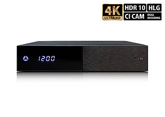 Супутниковий ресивер AB PULSe 4K 1XDVB-S2X+DVB-T2/C