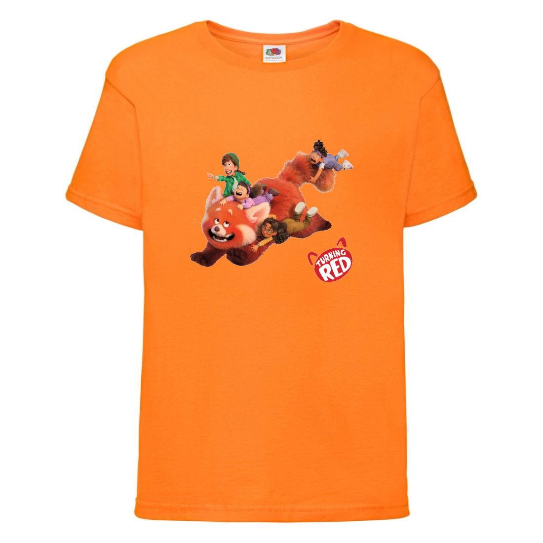 Футболка дитячої Я червонію Панда 009 (PND 009 orn), розмір 104-116-128-140-152-164 см, фото 1