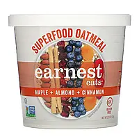 Earnest Eats, Овсянка Superfood, клен, миндаль и корица, 67 г (2,35 унции) EAE-00540 Киев