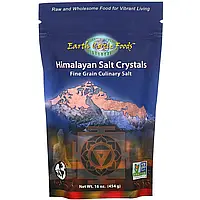 Earth Circle Organics, кристали гімалайської солі, дрібна фракція, 454 г (16 унций) EOR-01006