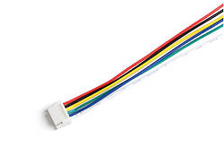 50 шт - Кабель 15см з одним конектором Micro JST GH 1.25мм F (6 pin)