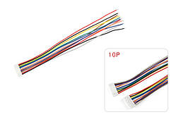 50 шт - Кабель 15см з одним конектором Micro JST GH 1.25мм F (10 pin)