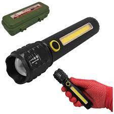 Ліхтарик ручний BL C72 P50 COB із USB зарядкою, фото 1