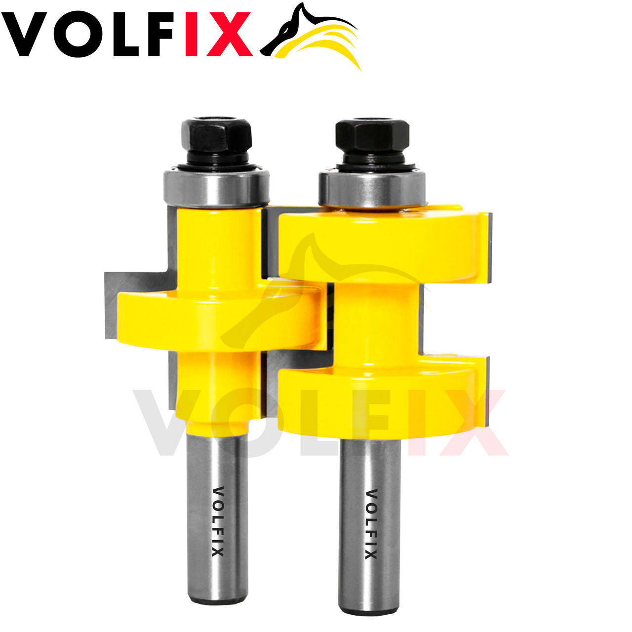 Фрезы паз шип VOLFIX FZ-120-740 d12 комбинированная пазо-шиповая фреза ...