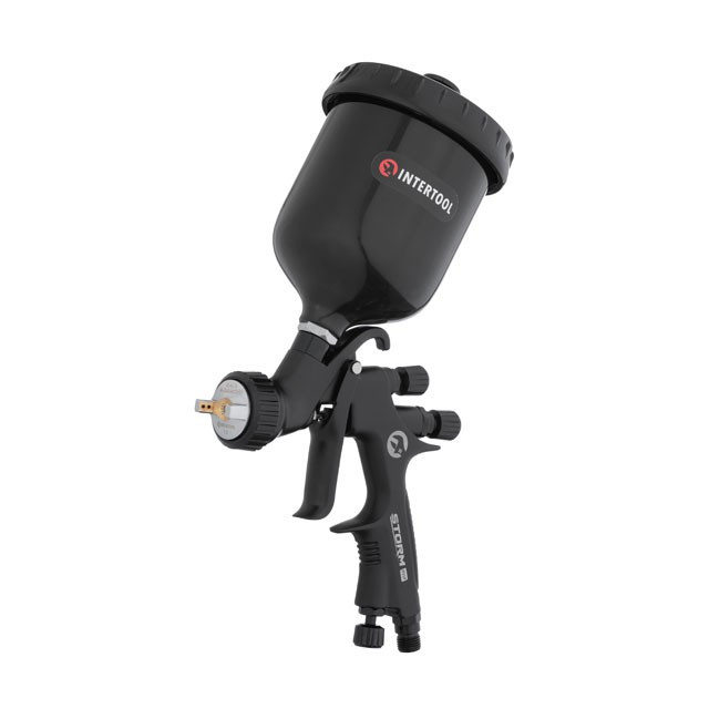 Краскопульт пневматичний HVLP BLACK M-DIAMOND INTERTOOL [PT-0163], фото 1