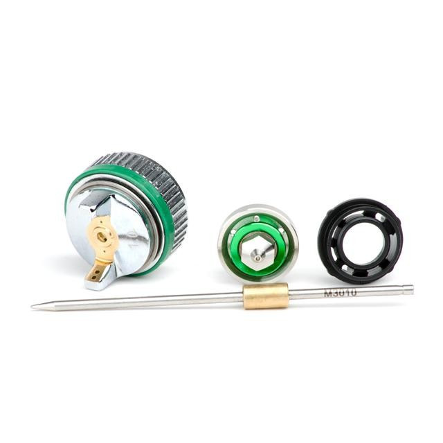 Комплект форсунки 1.0мм для фарбопульта HVLP II mini PT-0128 INTERTOL [PT-2106], фото 1