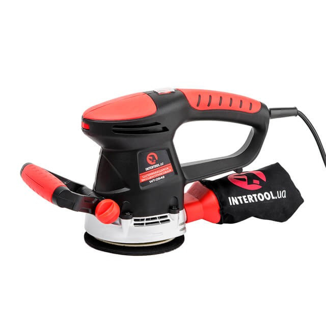 Шлафмашина ексцентрика (480 Вт, 14 000 про/хв, 125 мм) INTERTOOL [WT-0542]