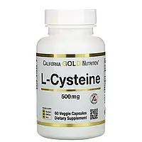 California Gold Nutrition, AjiPure, L-цистеин, 500 мг, 60 растительных капсул CGN-01130 Киев