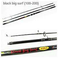 Удилище серфовое Siweida Black Big Surf, 3,9м, тест 100-250г