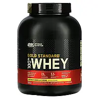 Optimum Nutrition, Gold Standard 100% Whey, сыворотка со вкусом французского ванильного крема, 2,27 кг (5 Киев