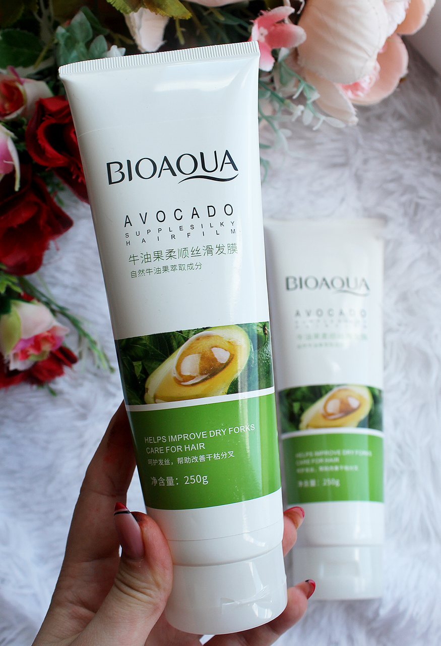Маска для волосся BIOAQUA Avocado Supple Silky Hair Film з екстрактом авокадо 250 г