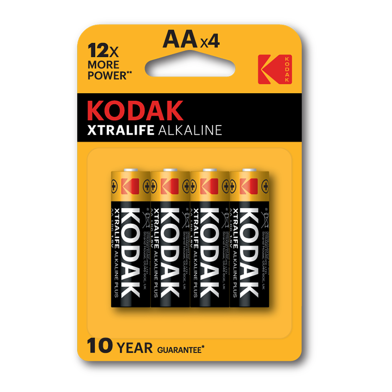 Батарейка KODAK ALKALINE 1.5V 15AUPHM-2UE4 лужна, LR6, AA
