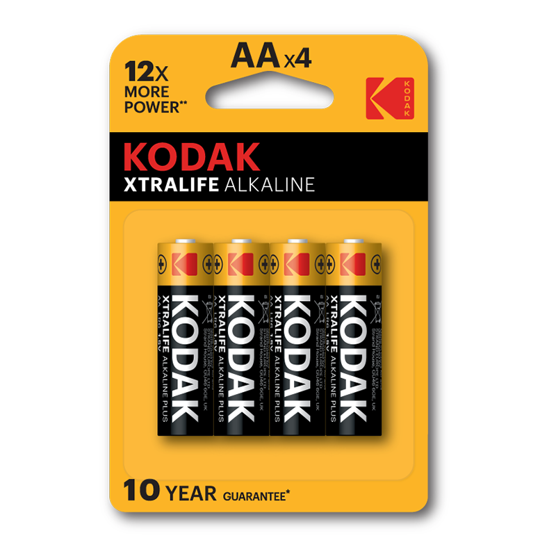 Батарейка KODAK ALKALINE 1.5V 24AUPH-2UE4 лужна, LR03, AAA