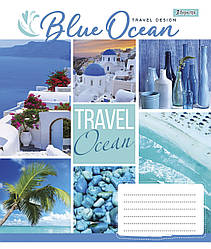 Зошит А5/96 лін. 1В Travel design, 5 шт/уп.
