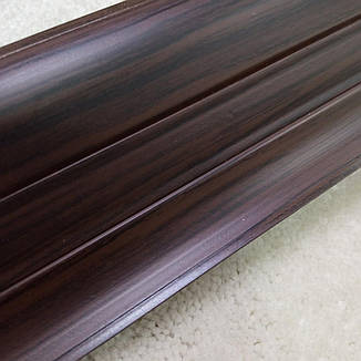 Плінтус пластіковий ОМіС PREMIUM decor 239 Венге 60х2500 мм, фото 2