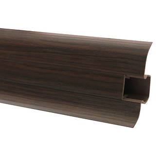 Плінтус пластіковий ОМіС PREMIUM decor 239 Венге 60х2500 мм, фото 2