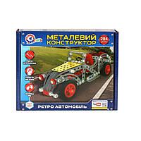 Детский Конструктор металлический "Ретро автомобиль" ТехноК 4821TXK, 284 детали топ