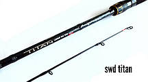 Спінінг для риболовлі Siweida Titan, довжина 2,1 м, тест 2-8 гр
