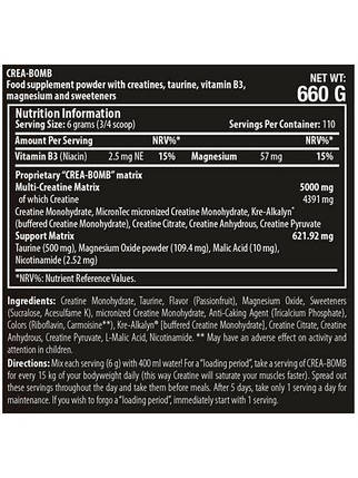 Креатин суміш Scitec Nutrition Crea-Bomb 660 г ( смак маракуйя ), фото 3