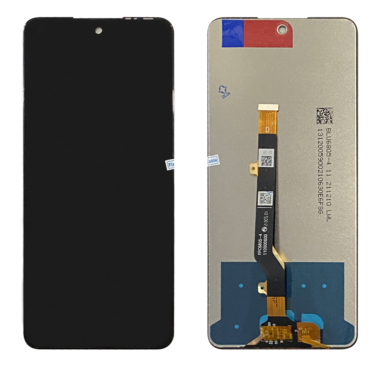 Дисплей + сенсор TECNO Camon 18p (CH7n) Чорний (PRC), фото 1
