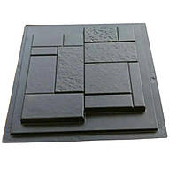 Комплект форм 3 шт. "Кирпич конструктор" (3 плитки)для изготовления декоративного камня форма из АБС пластика