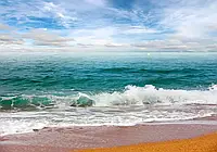 3D Фото обои лето море 368 x 254 см пляж (13034P8) Лучшее качество