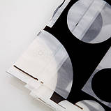 Шторка - фіранка для ванної FRAP F8853, поліетилен, 180х200 см, білий, фото 3