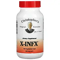 Christopher's Original Formulas, X-INFX, 440 мг, 100 вегетарианских капсул в Украине