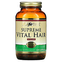 LifeTime Vitamins, Supreme Vital Hair с MSM, 120 капсул в Украине